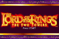 Lord of the Rings Two Towers screenshot 2 for GameBoy Advance